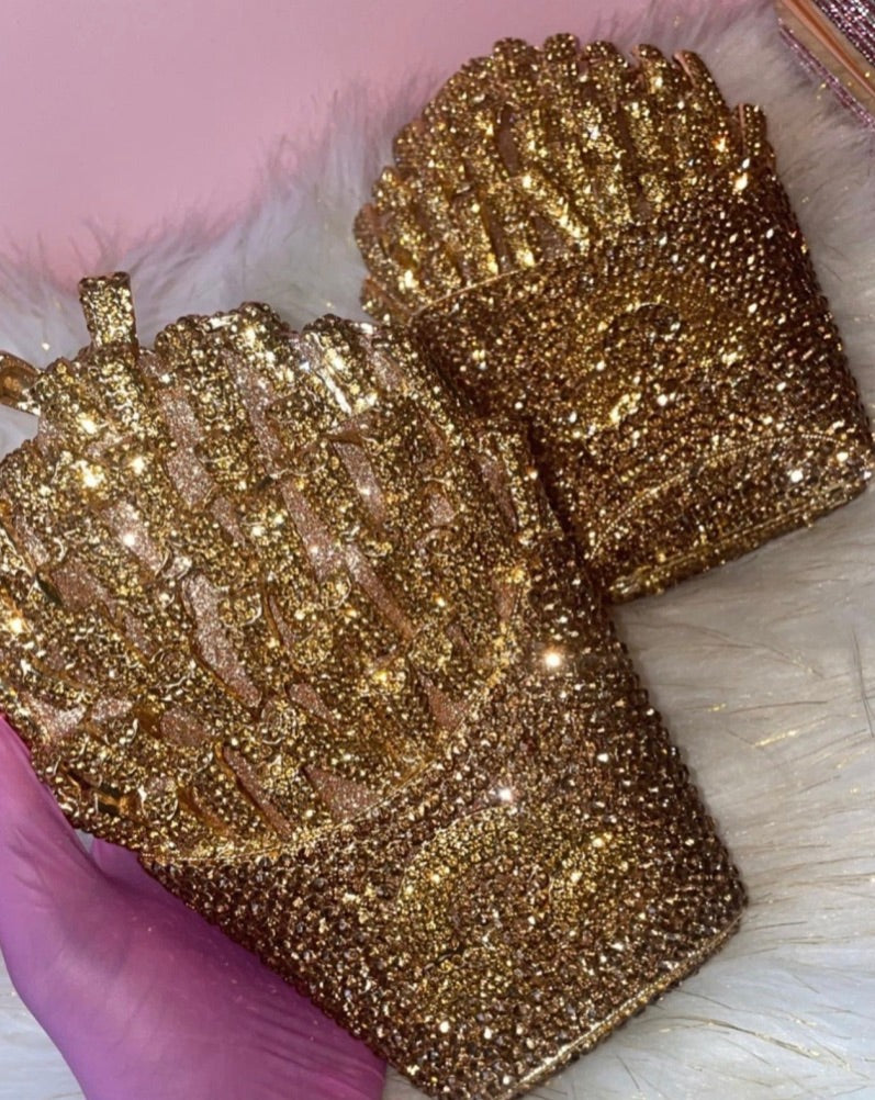 French Fry Bling Handbag – Million Dollar Miss